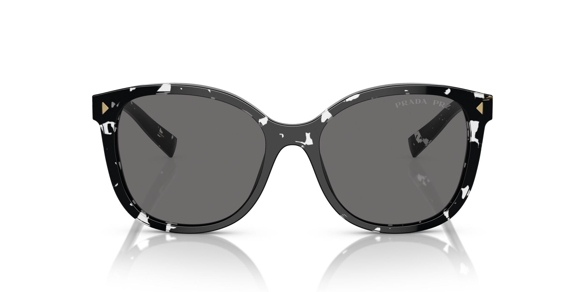 PRADA, 0PR 22ZS, 15S5Z1 Black Crystal Tortoise, 53